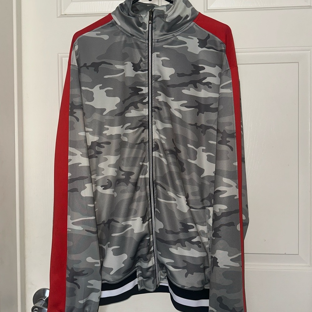 Hudson Gray Camouflage Jacket 2XL